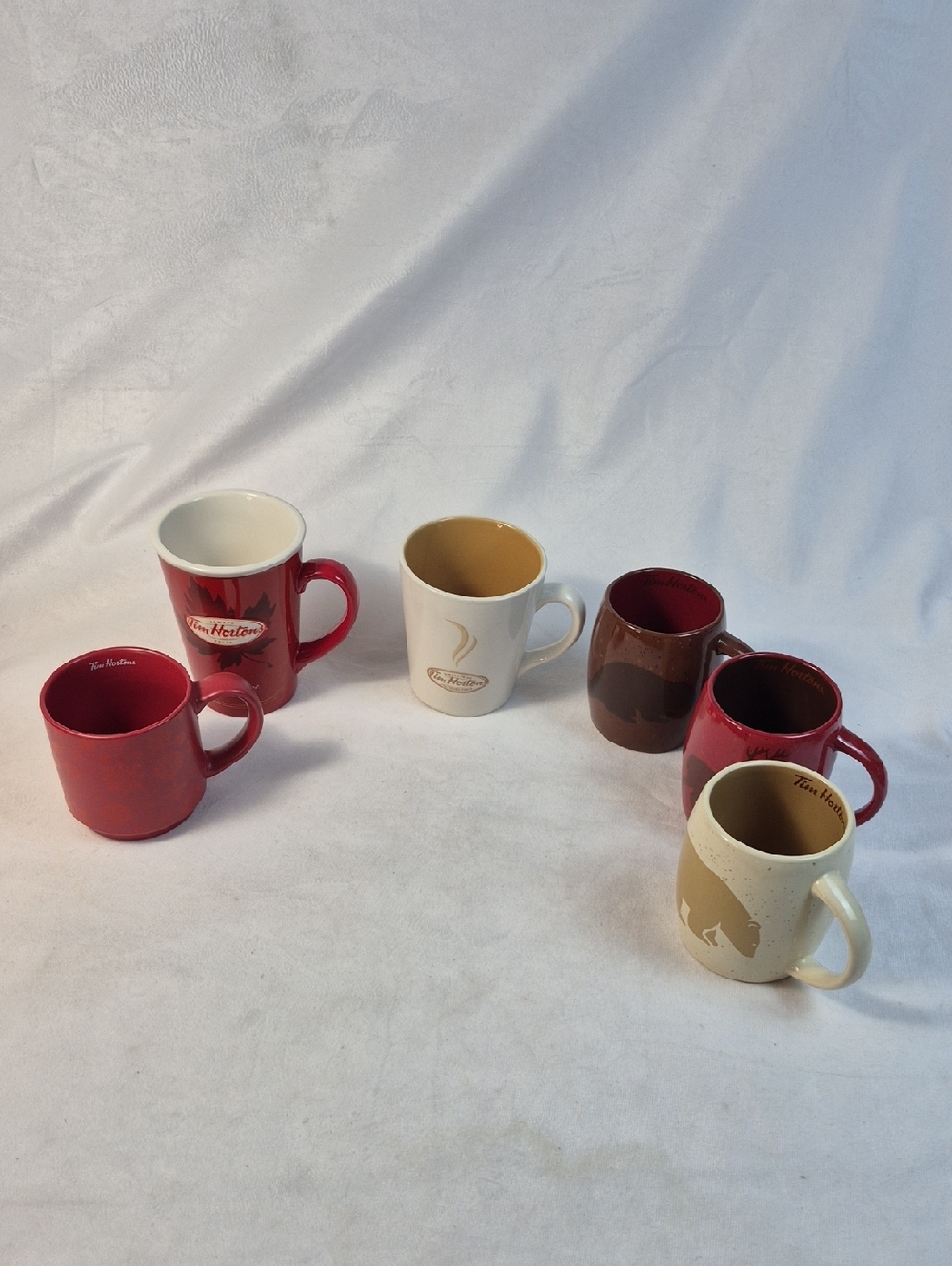 Tim Hortons Coffee Tea Mug Mixed Lot - 6 cups / mugs
